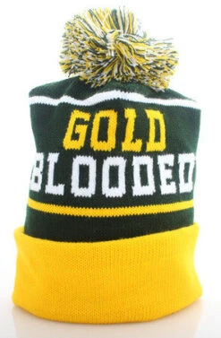 Gold Blooded (Green Beanie)(Gold Blooded Green Gold Beanie)