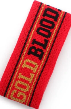 Gold Blooded (Red Thermal Headband)(Gold Blooded Red Gold Thermal Headband)