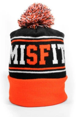 Misfit (Black/Orange Beanie)(Misfit Black Orange Beanie)