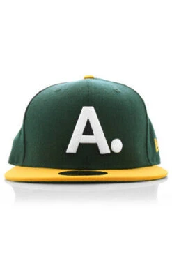 New Era X Adapt :: A-Type (Green/Gold 59/50 Fitted Cap)(New Era X Adapt A Type Green Gold 59 50 Fitted Cap)