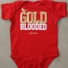 Gold Blooded (Baby Red Onesie)(Gold Blooded Baby Red Onesie) -Bold Threads Zoom 98f251ef e5c0 4cea 8a56 7c187996f02a