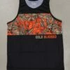 SAVS X Adapt :: Gold Blooded Floral (Men's Black/Orange Tank)(Savs X Adapt Gold Blooded Floral Mens Black Orange Tank) -Bold Threads Zoom b0c607c8 afdc 42b7 ab5a 52aba028ff77