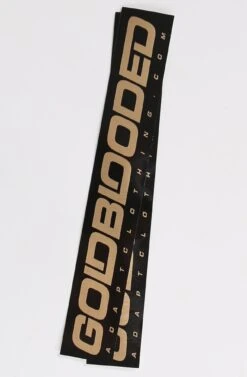 Gold Blooded RPM (Black/Gold Shimmer Sticker 2-Pack)(Gold Blooded Rpm Black Gold Shimmer Sticker 2 Pack)