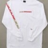 Gold Blooded RPM (Men's White/Red Long Sleeve Tee)(Gold Blooded Rpm Mens White Red Long Sleeve Tee 1) -Bold Threads Zoom c1967135 e302 4e4a 8cf5 d4d9530e0454