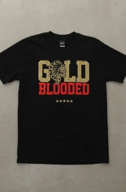 SAVS X Adapt :: Gold Blooded Chiefs(Men's Black/Red Tee)(Savs X Adapt Gold Blooded Chiefs Mens Black Red Tee)