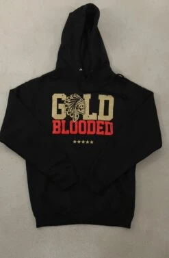 SAVS X Adapt :: Gold Blooded Chiefs (Men's Black/Red Hoody)(Savs X Adapt Gold Blooded Chiefs Mens Black Red Hoody)