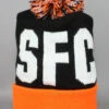 Fully Laced X Adapt :: SFC (Black/Orange Beanie)(Fully Laced X Adapt The Sfc Beanie) -Bold Threads sfcbo1