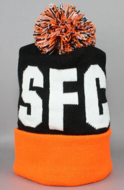 Fully Laced X Adapt :: SFC (Black/Orange Beanie)(Fully Laced X Adapt The Sfc Beanie)